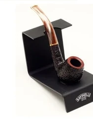 پایه پیپ تکی فلزی مشکی Savinelli